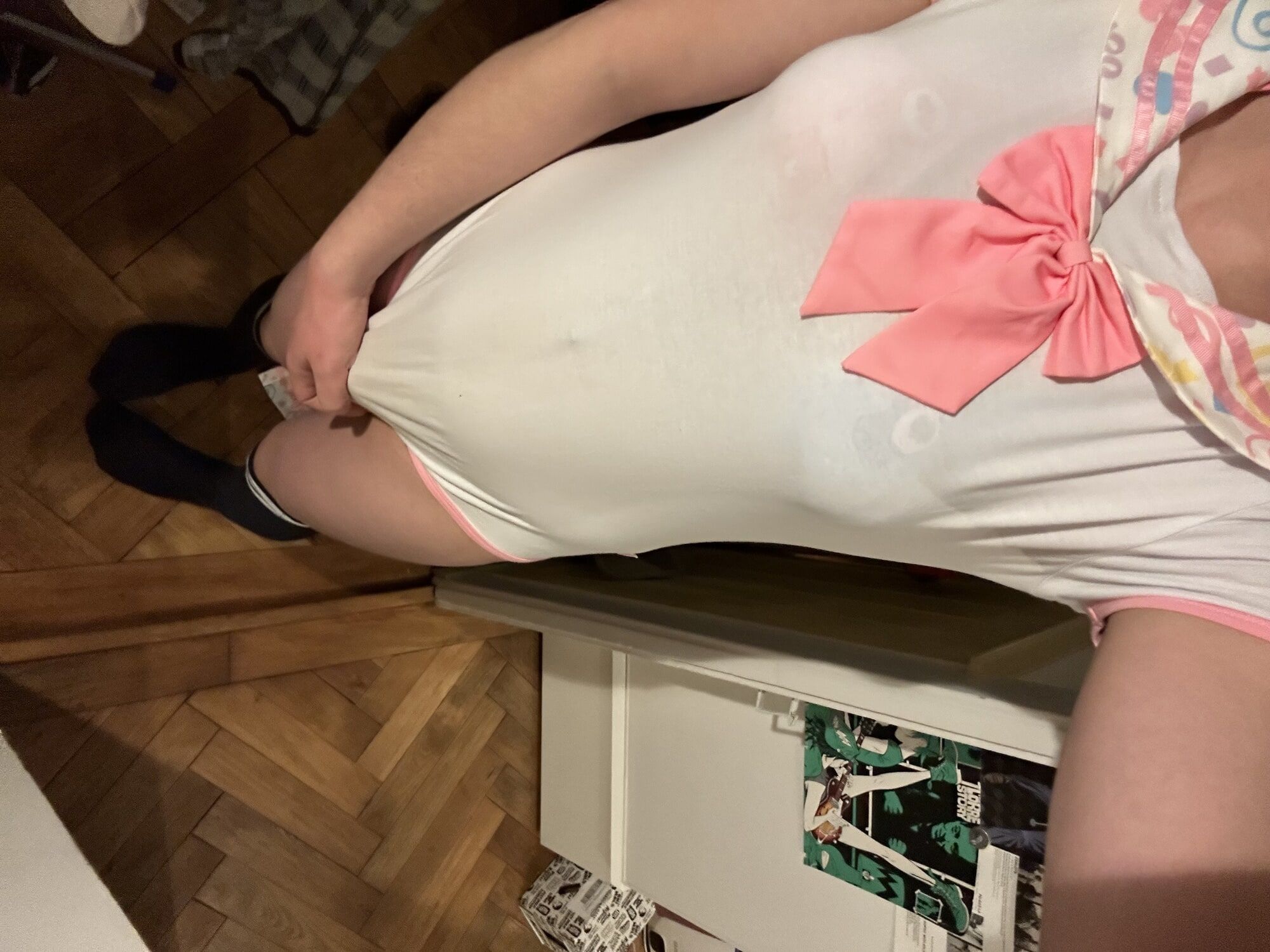 Young Sissy waiting to get filled with huge lodes of cum #3