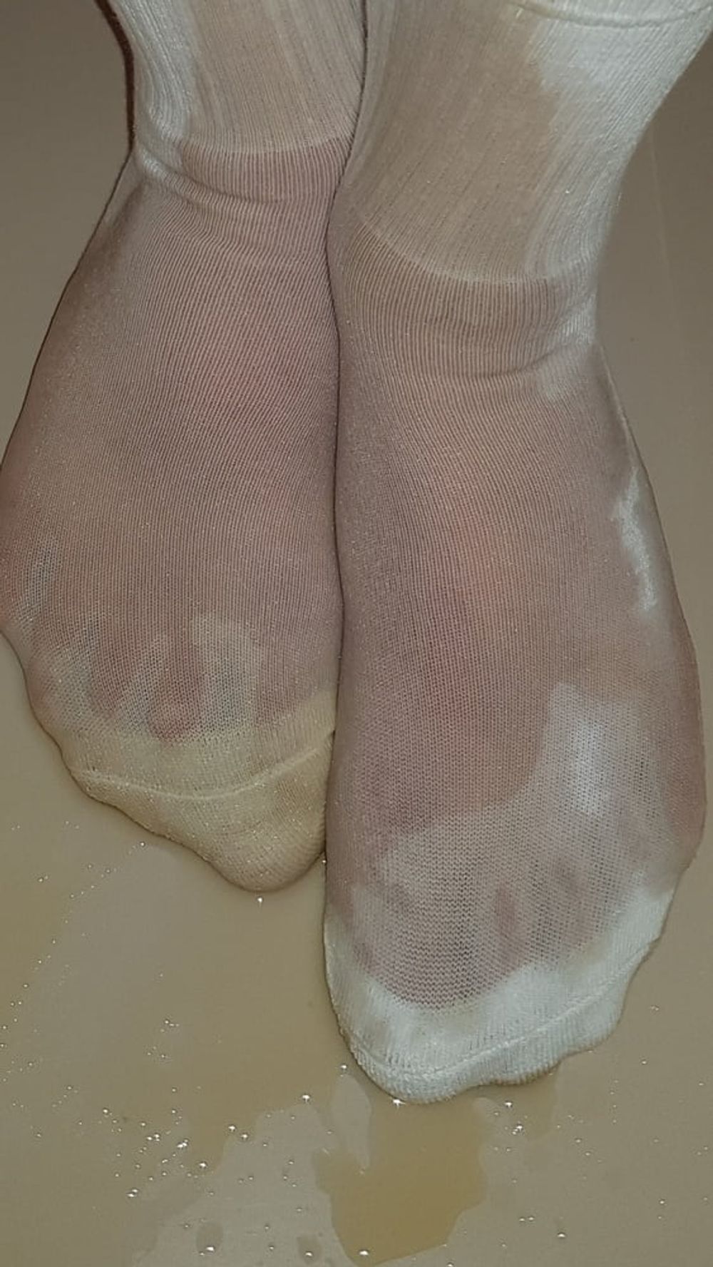 My white Socks - Pee #13