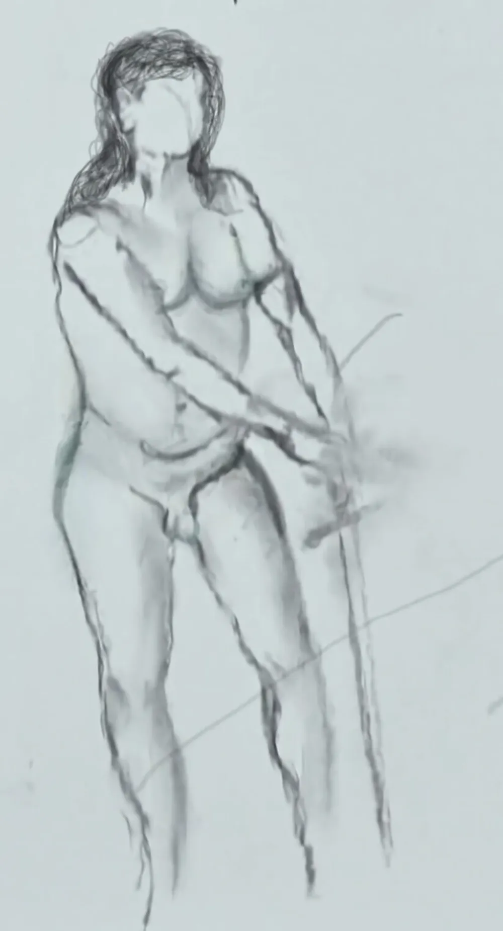 Transgirl Life Drawing #4