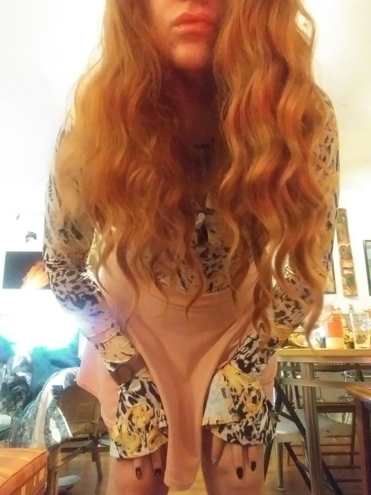 Redhead shemale trans masturbation cum cock  #56