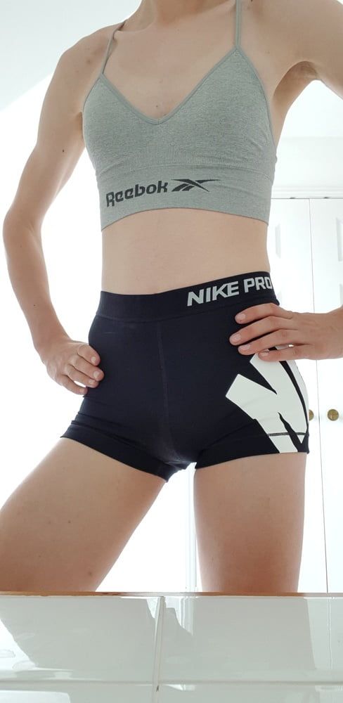 Nike Pro Shorts + Reebok Bra #18
