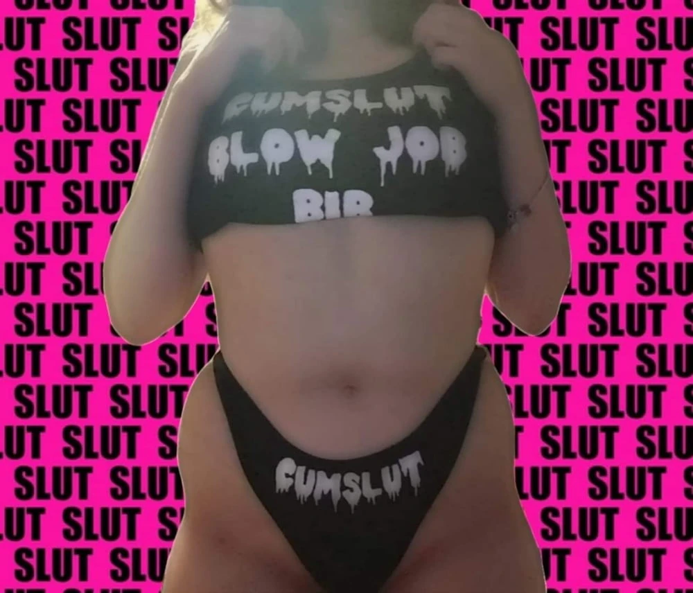Cumslut Blowjob Bib  #48