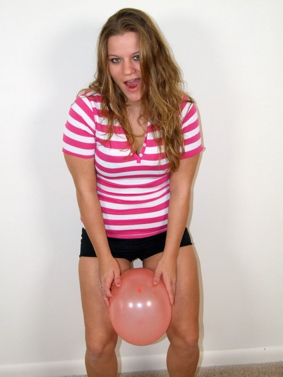 Christy Heart playing with Balloons #6