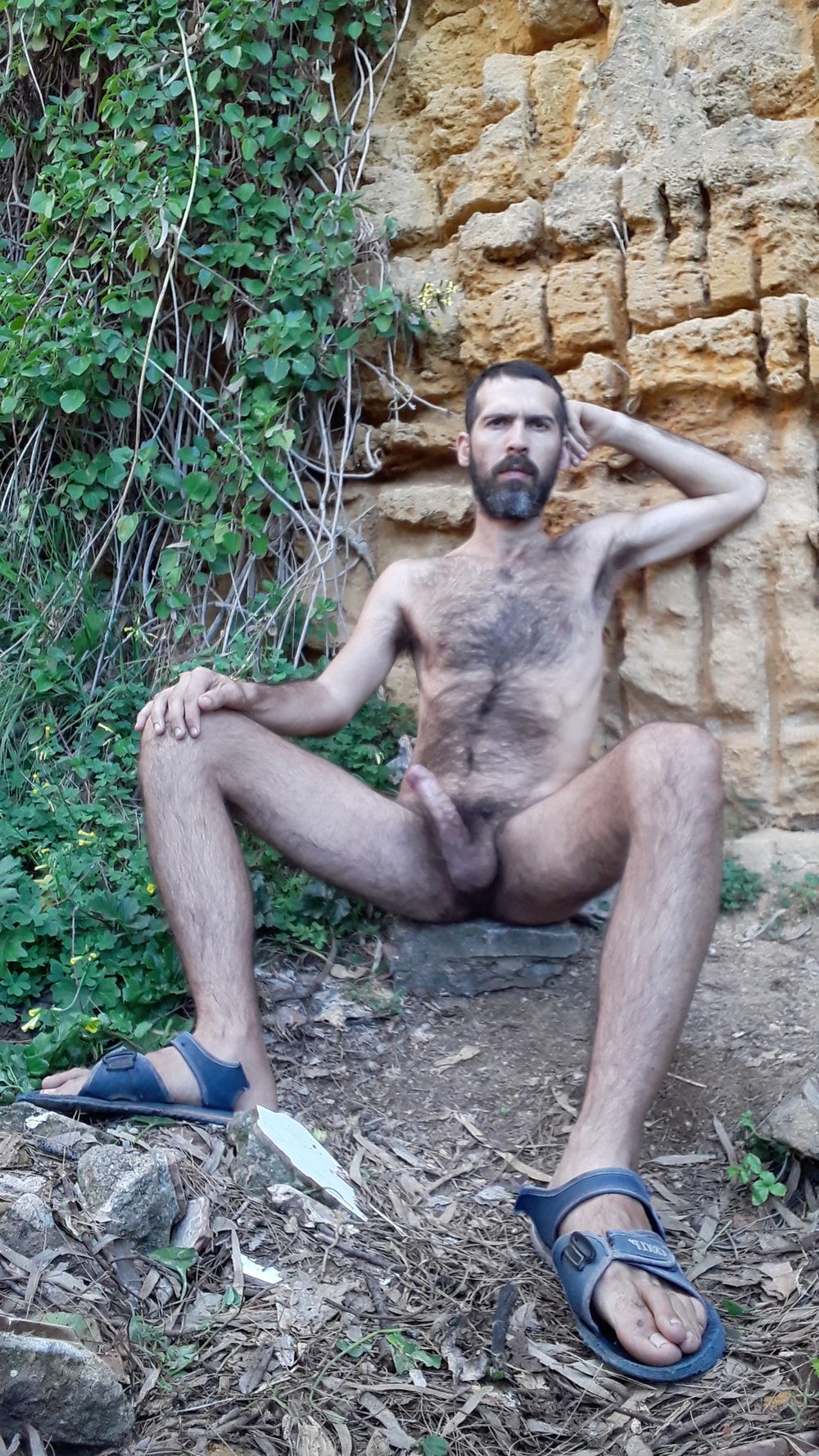 hard cock outdoors #16