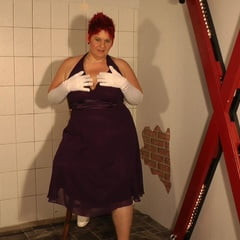 Elegant with gloves and yet ......