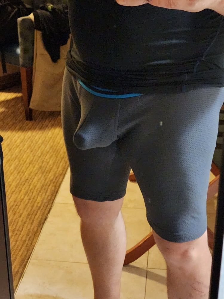 I like spandex, especially with pouches  #5