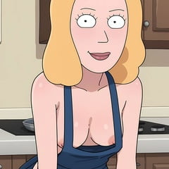 Beth Smith creampied in the kitchen (Rick and Morty)