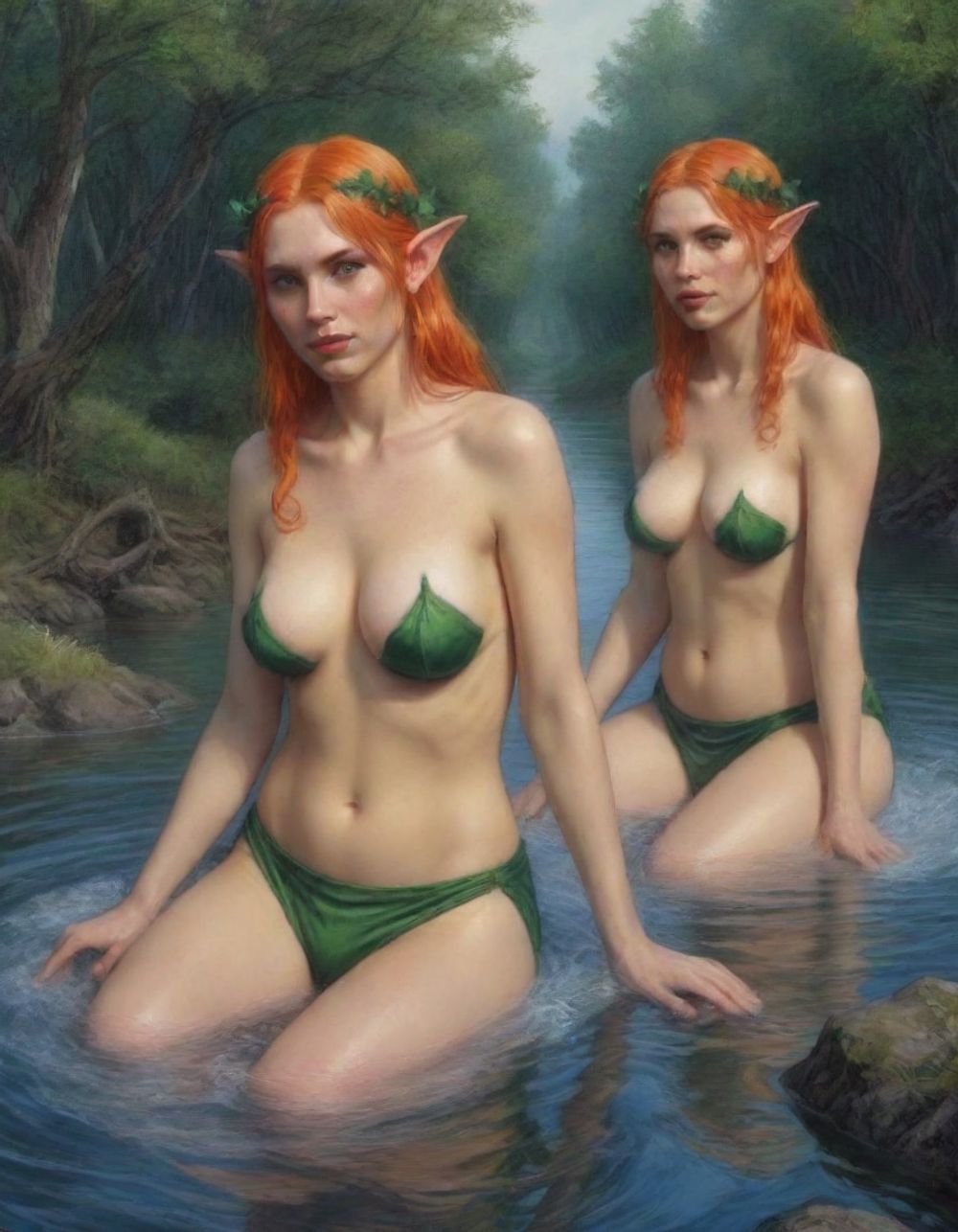 51 Topless beautiful ELF girls photos #2