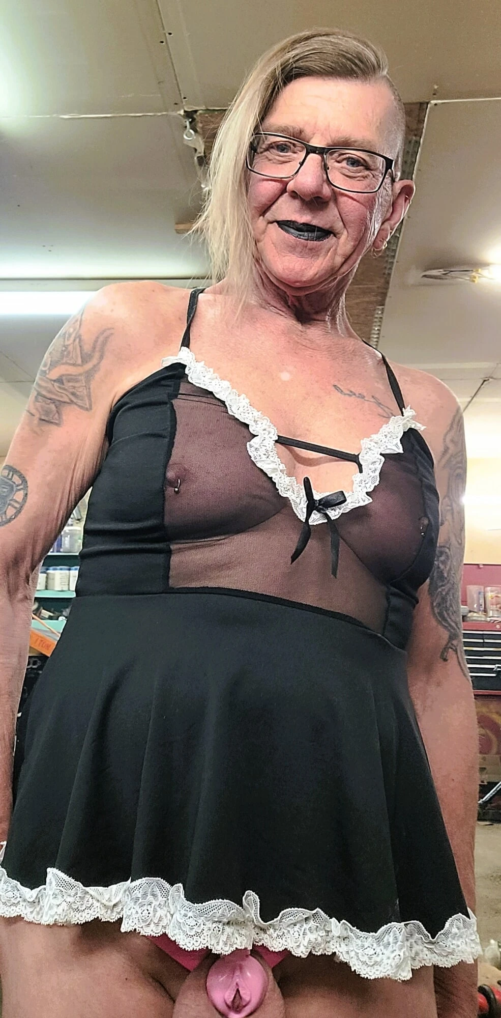 sissy slut plugged and caged  #16
