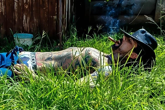 Getting some sun