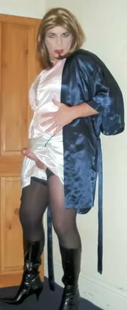 sarah in satin         