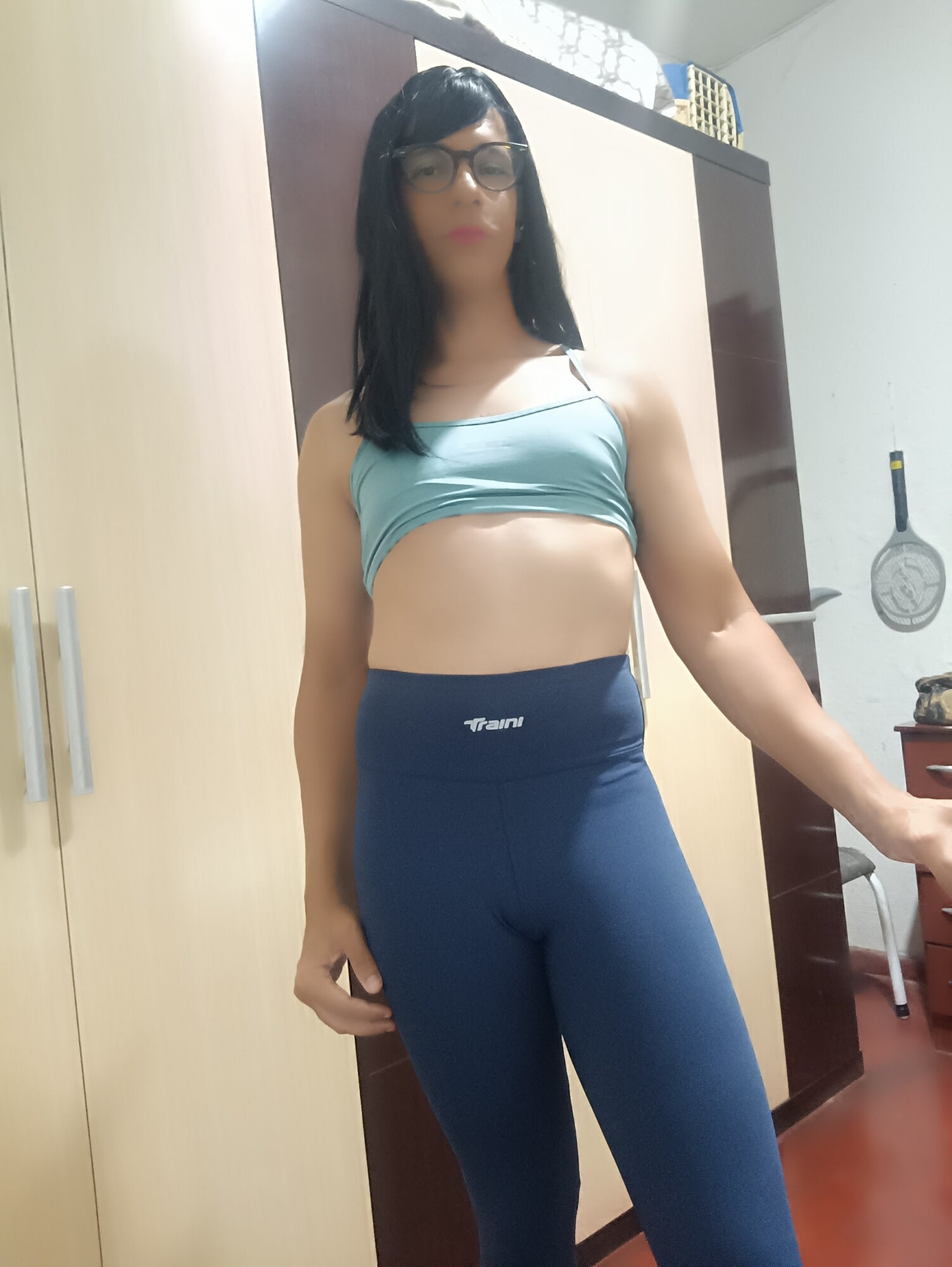 Sakura Nakamura Cute Legging Gym  #48