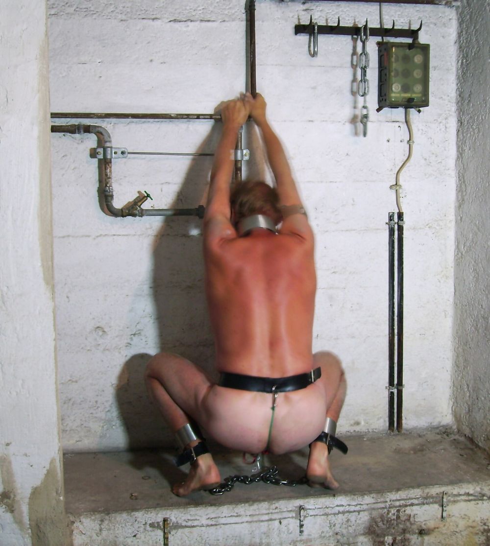 Slave Man locked up dirty Prison Erection #9