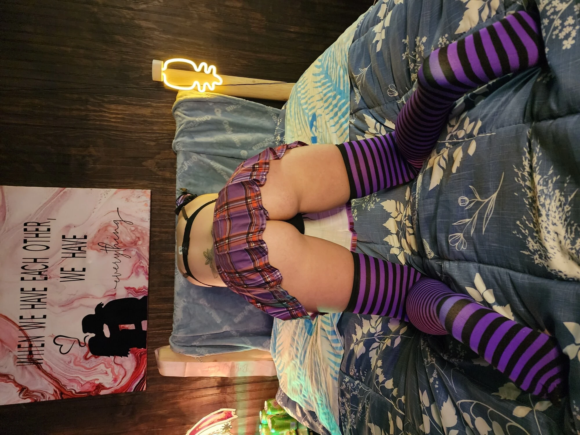 Purple skirt #9