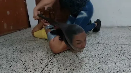 young fashion model turned humiliated bondage slave by milf         