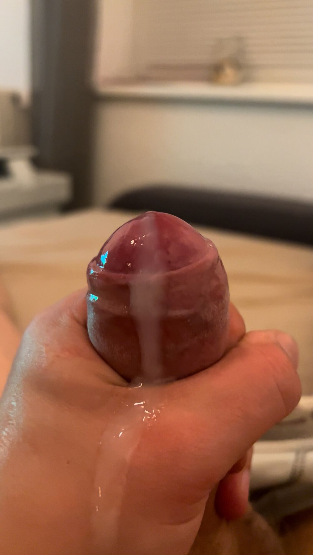 My cock photographed while cumming #5