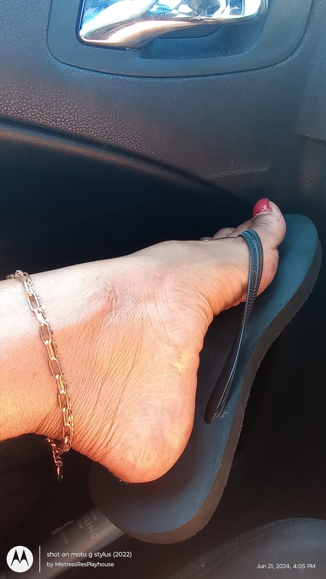 Sunny Drives: Feet and Steering Wheel Moments