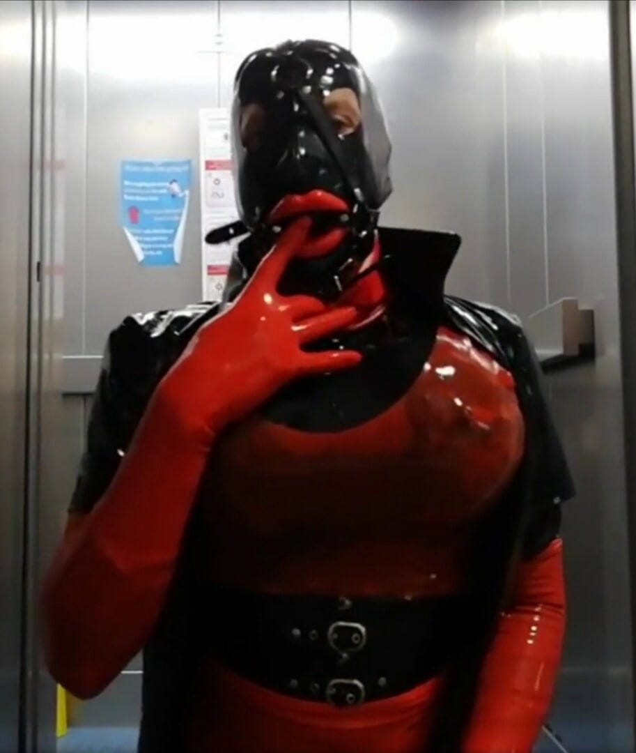 Alison in rubber #3
