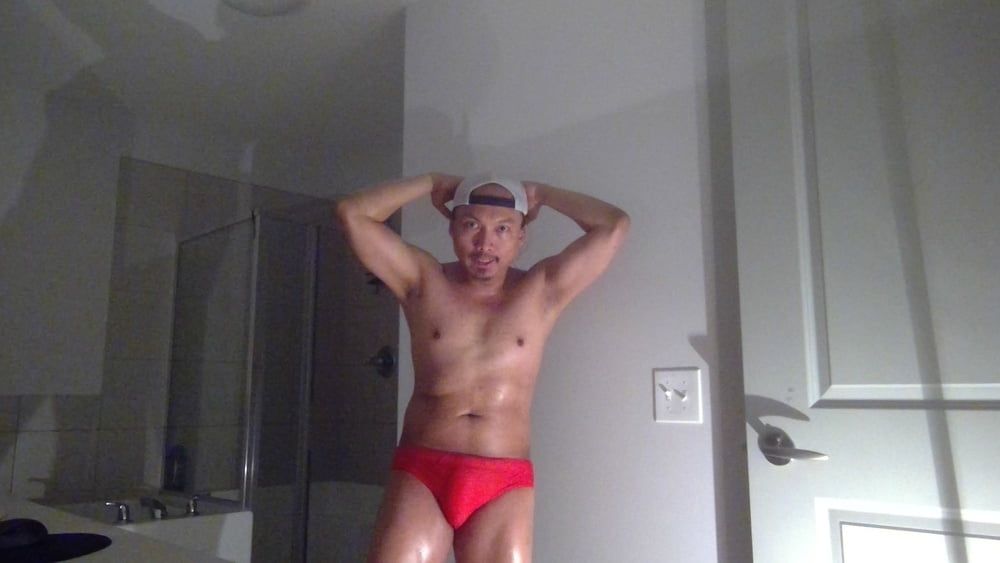 Flexing In Red Speedos Again! #7
