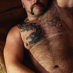 Naked lazy night on the couch