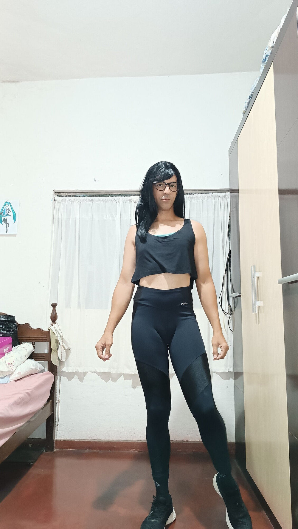 Sakura Nakamura Skinner Legging Gym  #2