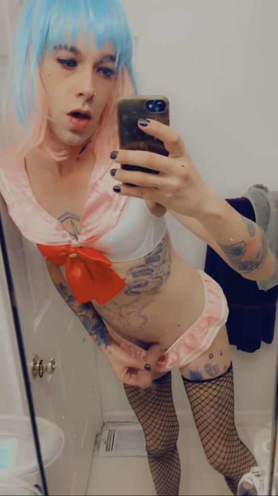 Cute Pink Cosplay Girl #42