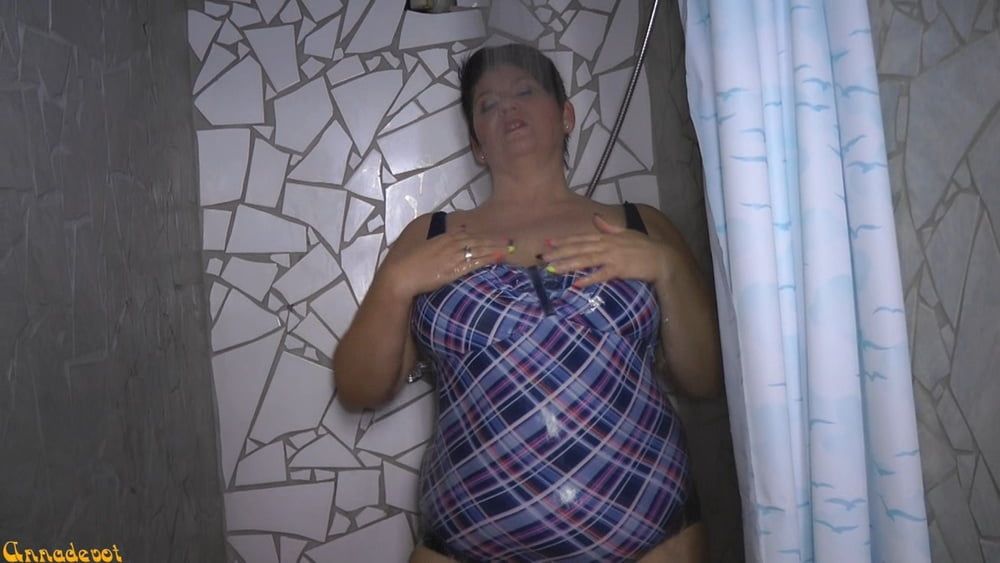 Annadevot - In SWIMSUIT under the SHOWER #7