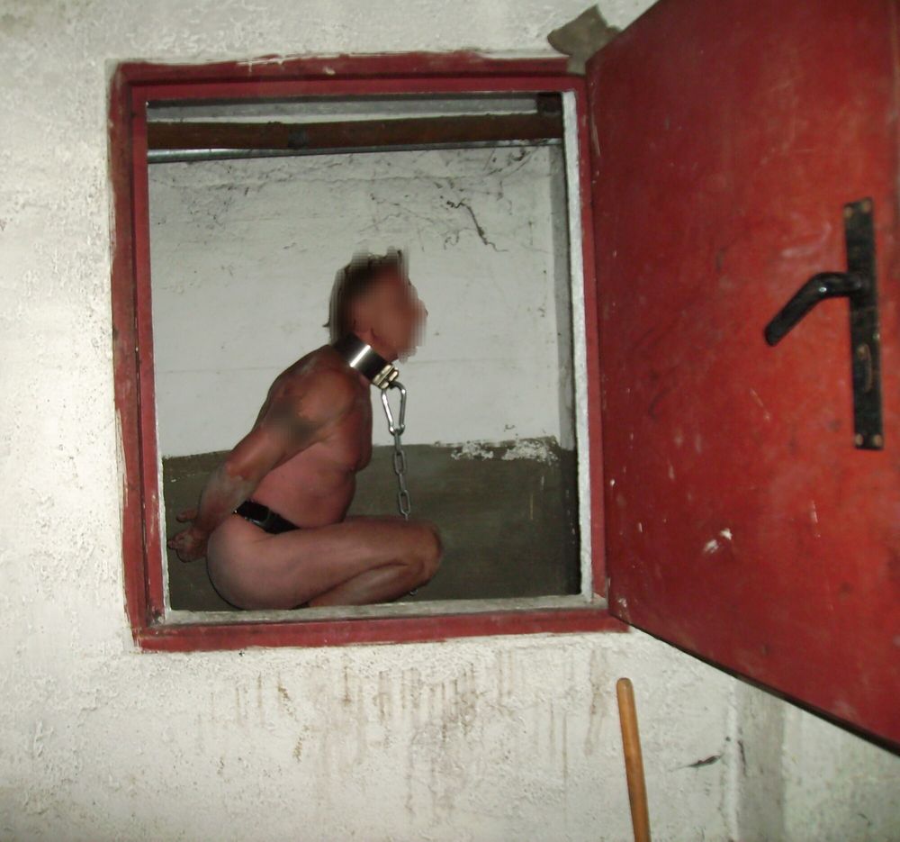 Slave Man locked up dirty Prison Erection #3