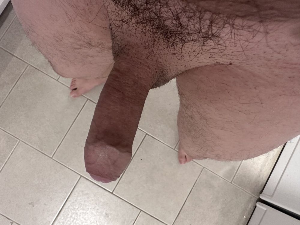 My uncut cock #4