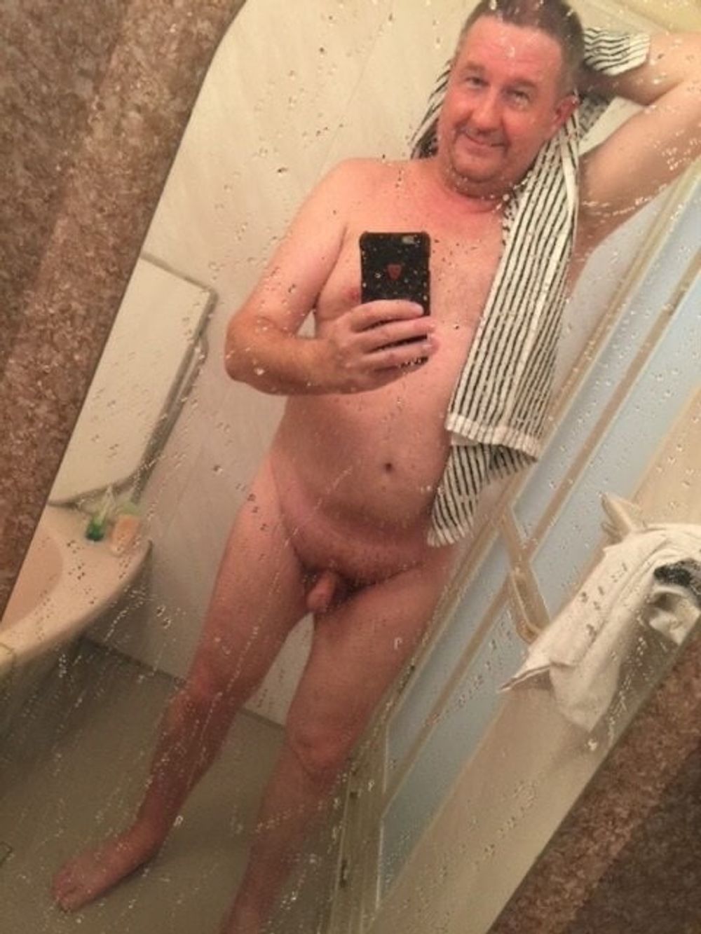 Cool daddy naked in the mirror #17