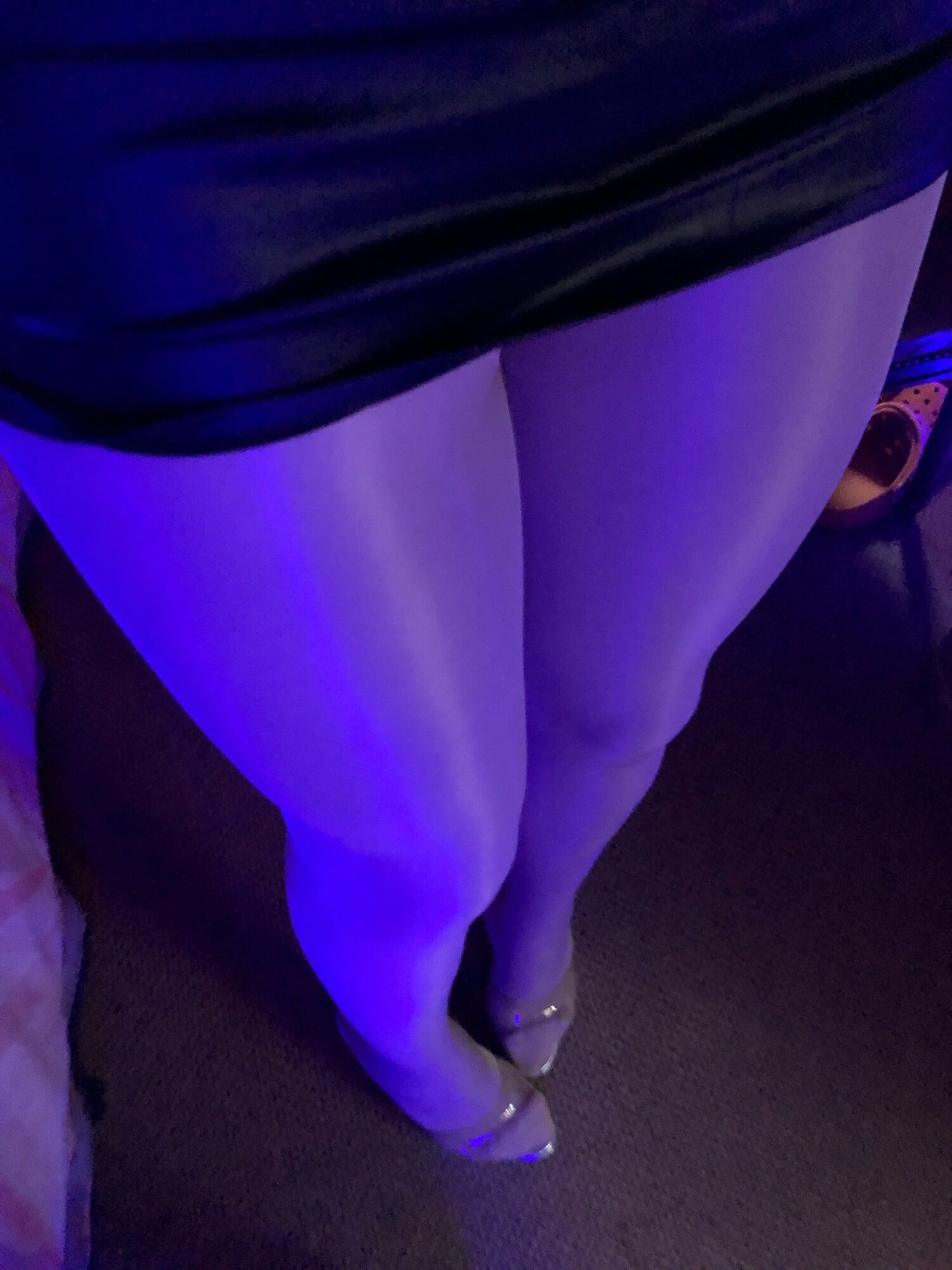 My hot legs in shiny pantyhose  #7