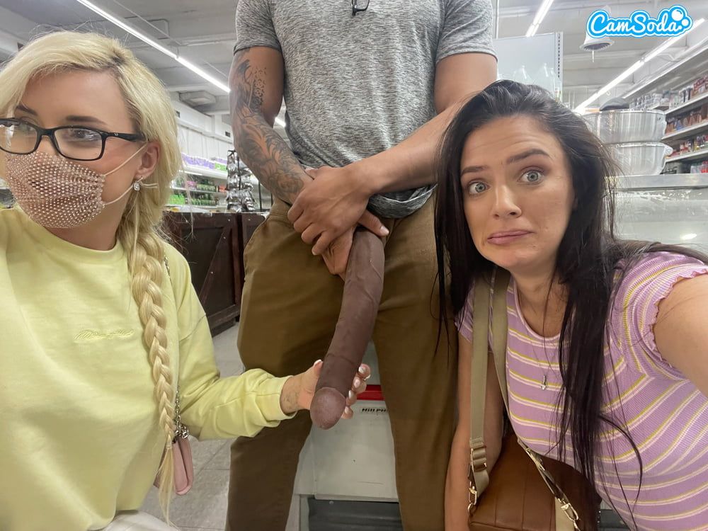 Two Shoppers experience BBC in aisle 3 #17
