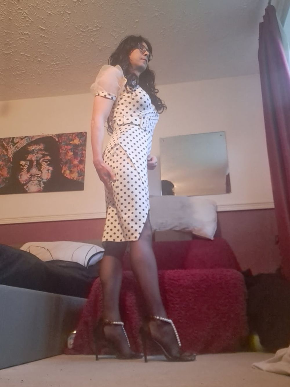 Dannis new heels and dress #2