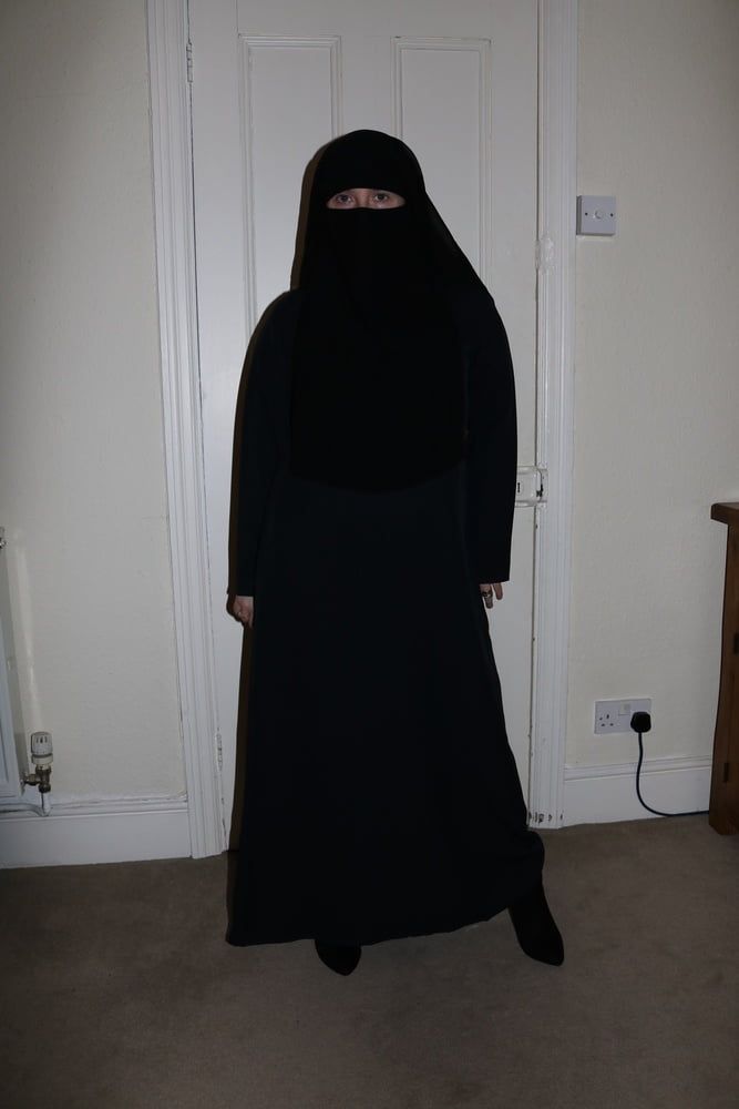 Burqa Niqab Fishnet Pantyhose #4