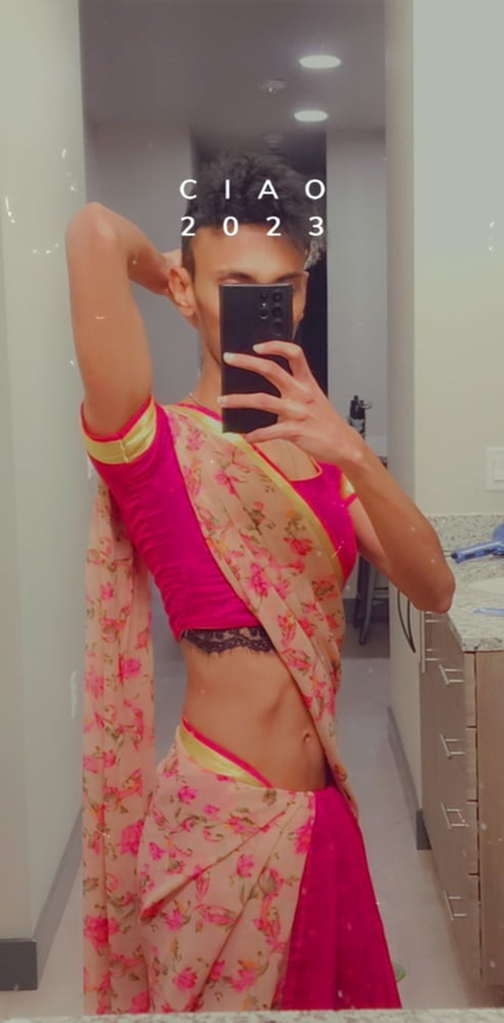 Sri Lankan Sissy In Saree #8