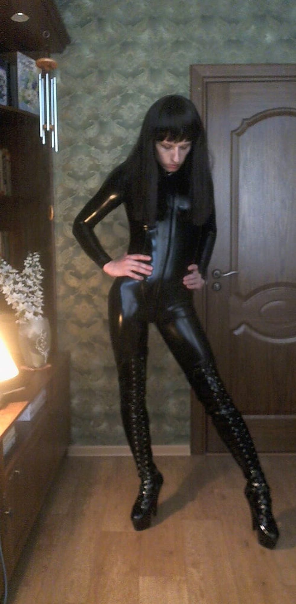 Latex catsuit #4