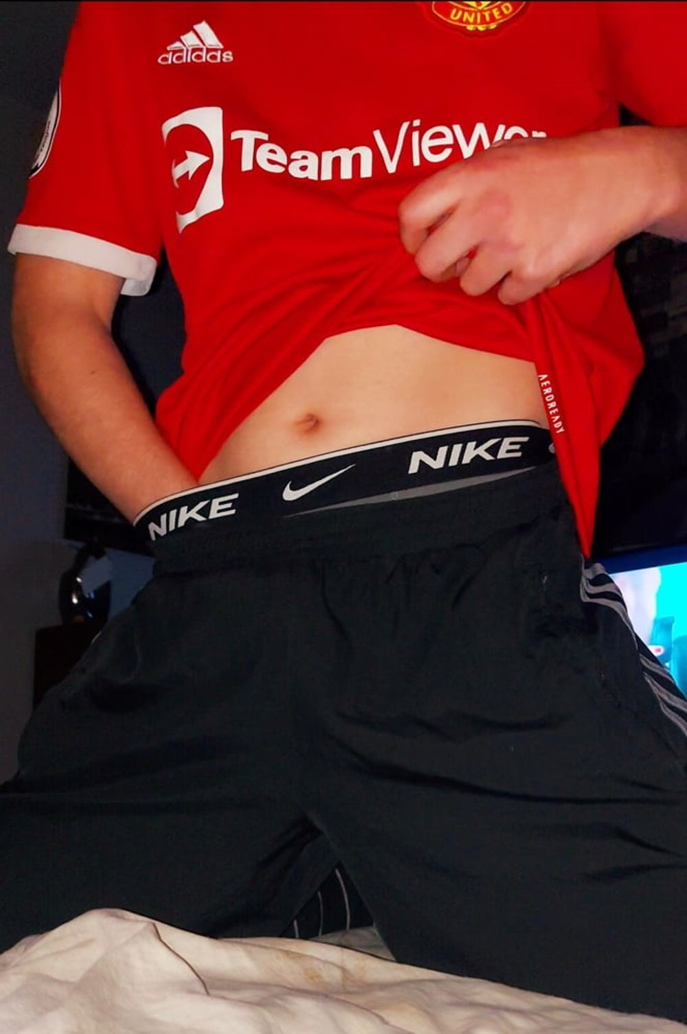 Adidas Tracksuit, Nike Briefs Football Top XxX #14