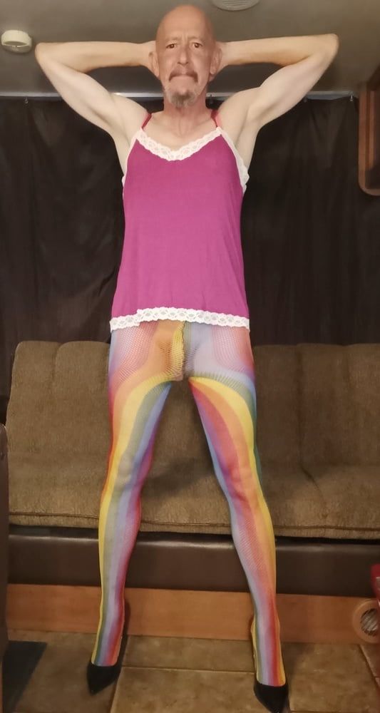 Faggot Andrew Brown Getting Ready for Pride Month #6