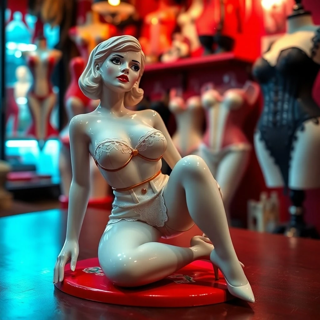 Pixwhores - Next Generation: Statues in stockings  2 #35