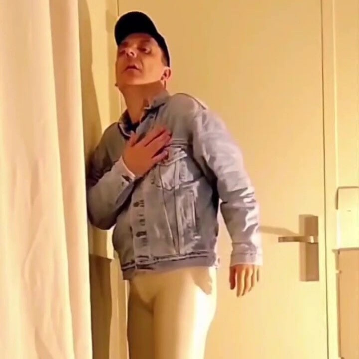 Best Moments - White Vinyl Leggings and Dildo Riding #7