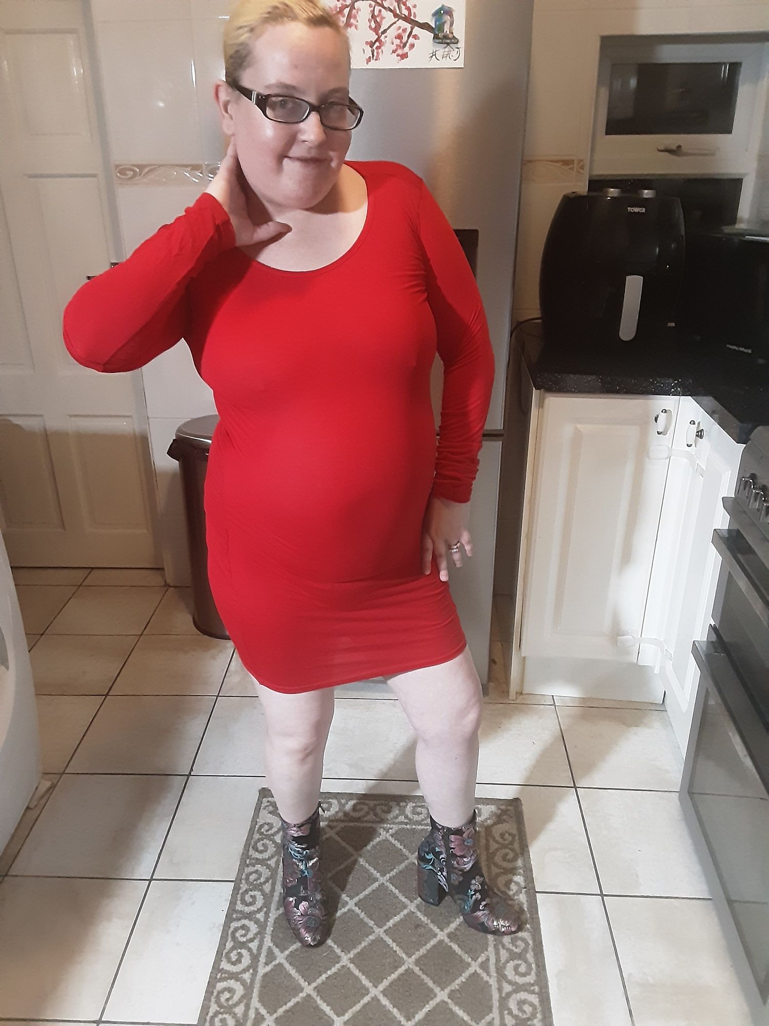Sexy red minidress #2
