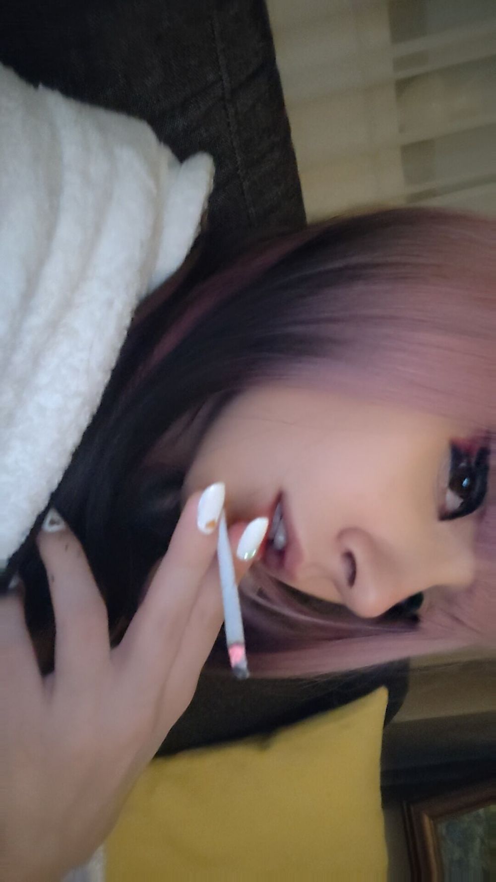 Anime Girl smoking