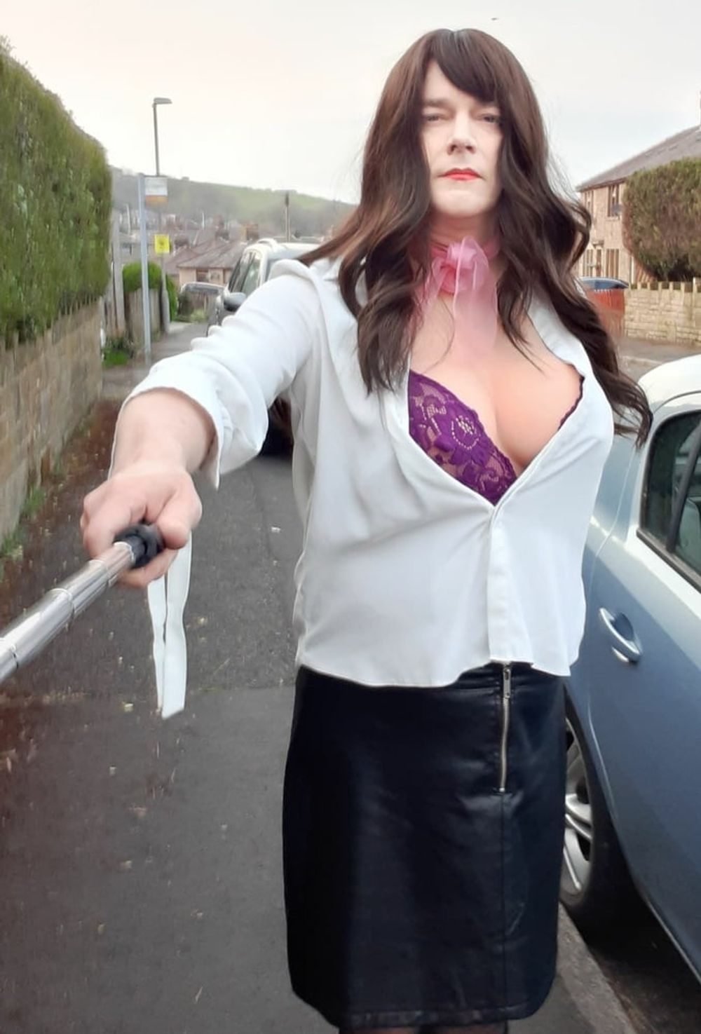 crossdresser outdoors #5