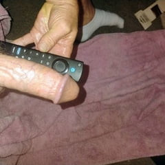 Jacking off my big cock stroking it till I nut