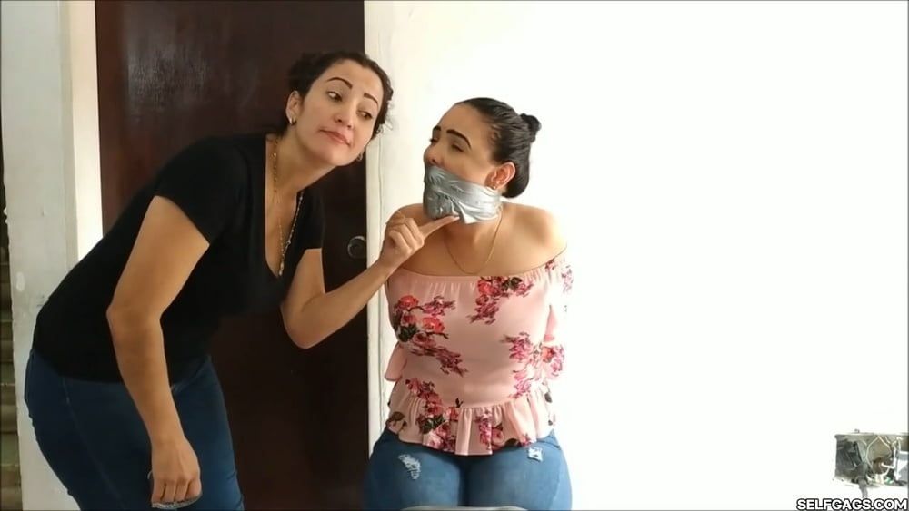 Her First Time Bound And Gagged - Selfgags #6