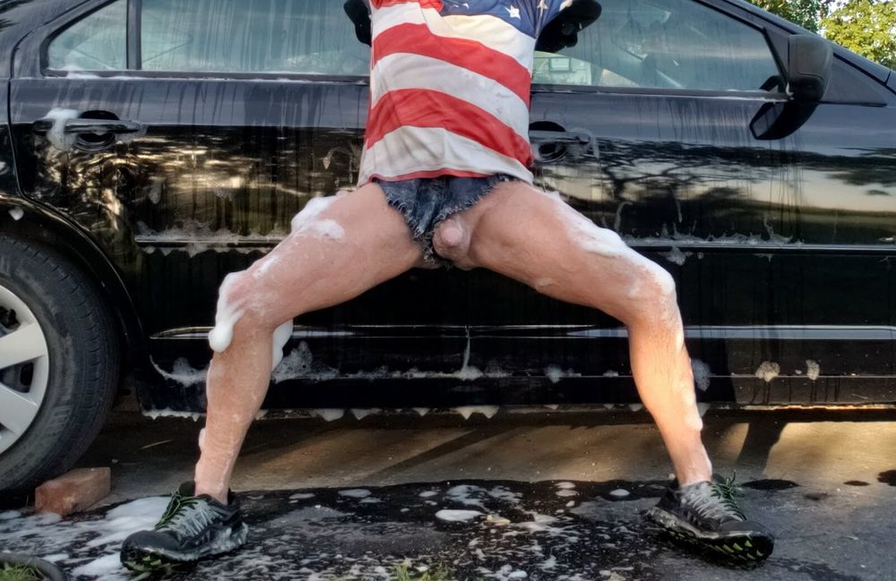 Daisy Duke Shorts Car Wash #7