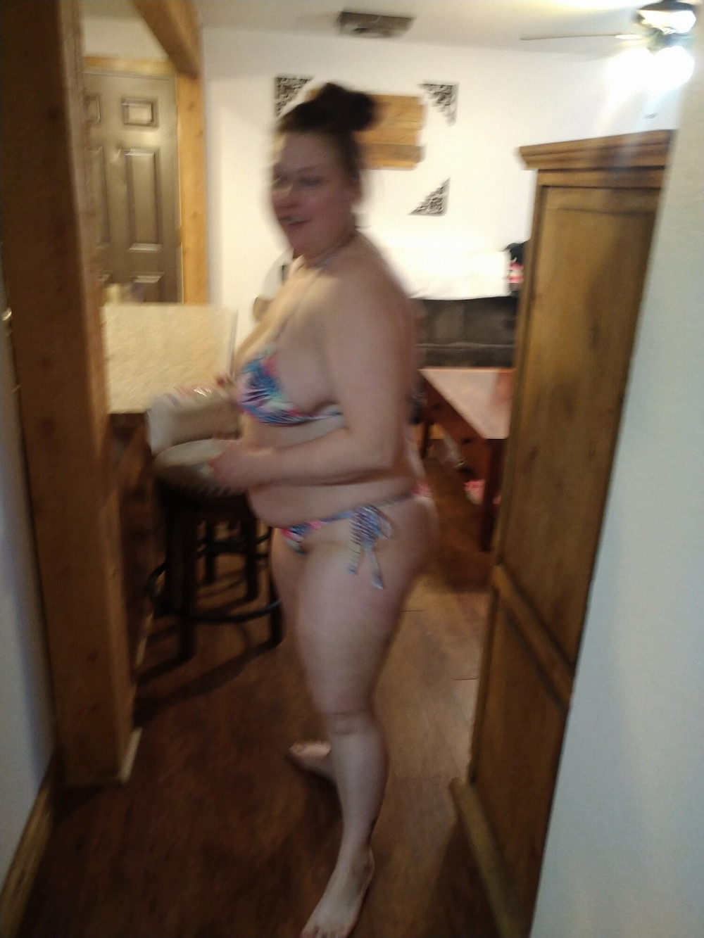 Dezahrae dilley in a thong bikini  #17