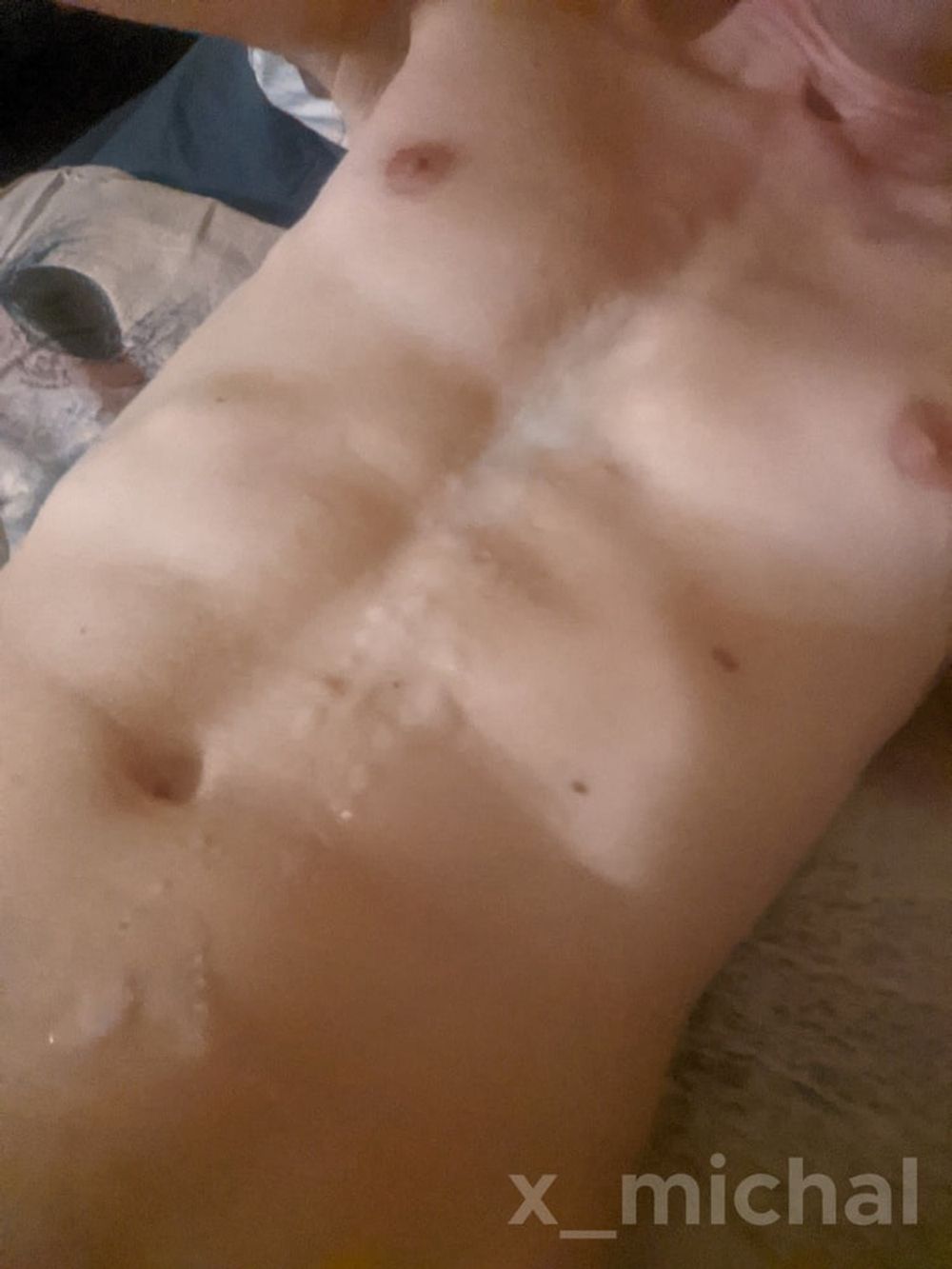 Cum on my belly