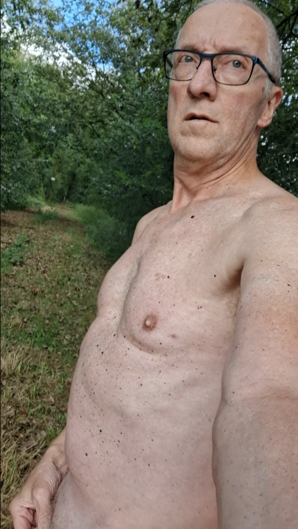 NAKED CRUISING EXHIBITIONIST GRANDPA HEAVING A GREAT CUMSHOT #20