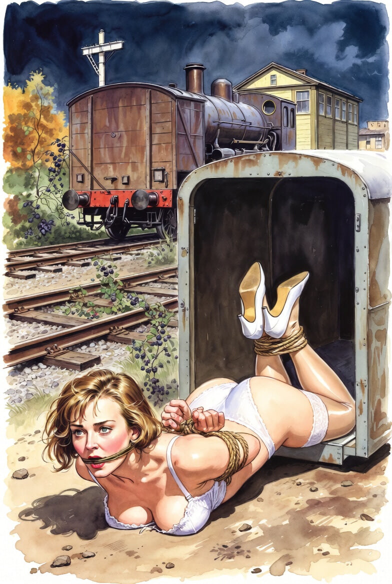 Pixwhores Experimental Enhanced: Stockings in the Railyard 1 #47